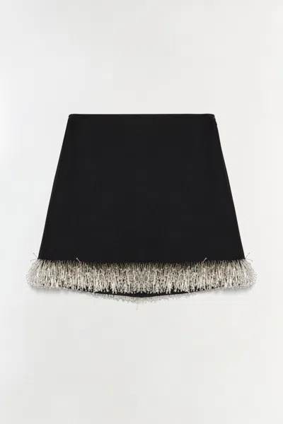 Simkhai Women's Dua Embellished Mini Skirt In Black