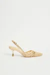Simkhai Women's Dylan Woven Slingback In Gold In Gold