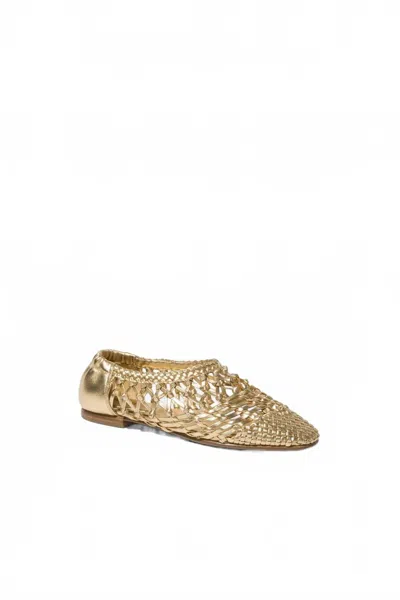 Simkhai Women's Eden Metallic Ballet Flat In Gold
