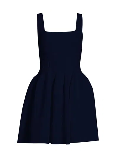 Simkhai Women's Elektra Seamed Minidress In Blue