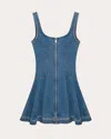 Simkhai Eleodra Denim Mini Dress In Zanpa