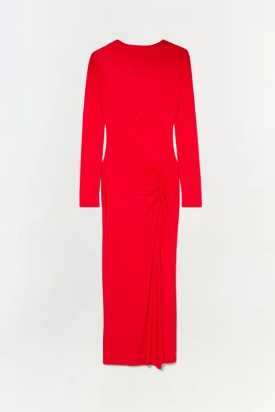 Simkhai Women's Ferrera Dress In Fiery Red