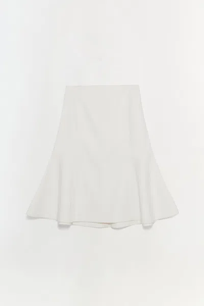 Simkhai Women's Foster Midi Skirt In Ivory
