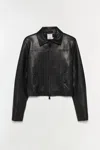 Simkhai Women's Freeman Leather Jacket In Black In Black