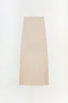 Simkhai Women's Gennie Knit Midi Skirt In Sand In Neutral