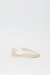 Simkhai Women's Georgie Leather Combo Sneaker In Cream In Neutral
