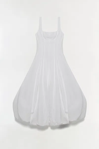 Simkhai Women's Hally Cotton Midi Dress In White