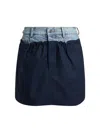 Simkhai Hampton Mini Skirt In Midnight Multi In Blue