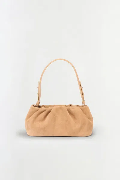 Simkhai Women's Harlow Suede Shoulder Bag In Light Camel In Brown