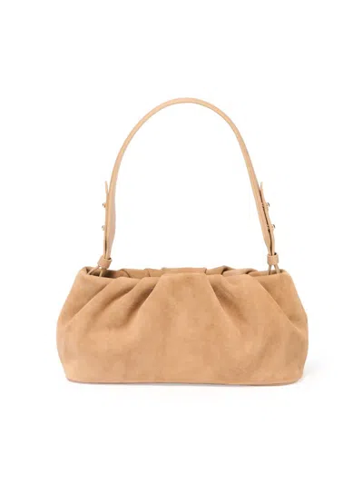 Simkhai Women's Harlow Suede Shoulder Bag In Nude
