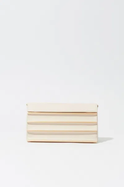 Simkhai Women's Harper Leather Shoulder Bag In Cream In White