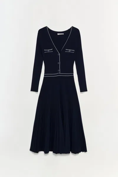 Simkhai Women's Heloisa Knit Midi Dress In Midnight