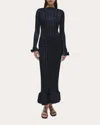 Simkhai Hollis Midi Skirt In Black