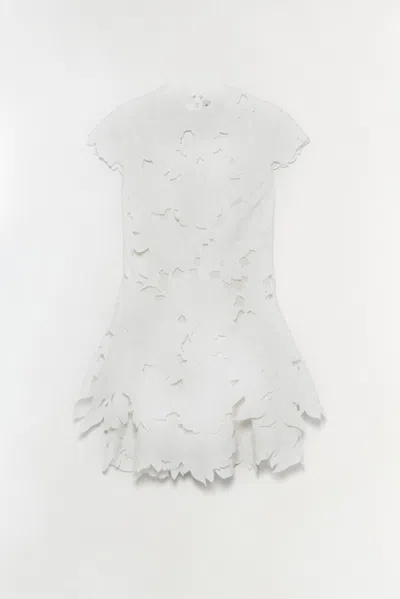 Simkhai Women's Holloway Embroidered Mini Dress In White