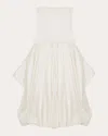 Simkhai Izzy Midi Dress Ivory In White