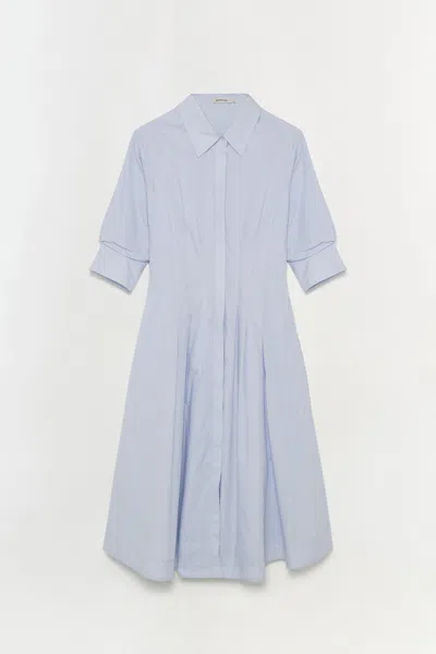 Simkhai Women's Jazz Cotton Midi Dress In French Blue