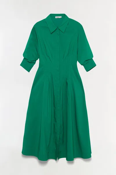 Simkhai Women's Jazz Cotton Midi Dress In Kelly Green