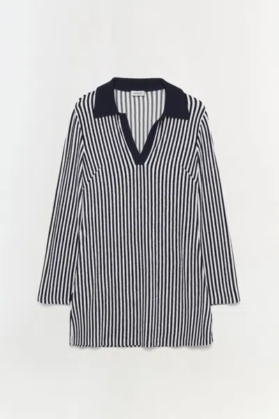 Simkhai Women's Jessy Dress In Midnight Stripe