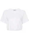 Simkhai Elasticated-waist T-shirt In White