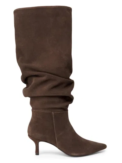 Simkhai Women's Jordi 65mm Suede Slouch Boots In Brown
