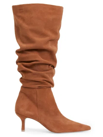 Simkhai Women's Jordi 65mm Suede Slouch Boots In Brown