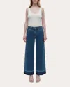 Simkhai Women's Jude Mid-rise Wide-leg Ankle Jeans In Blue