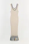 Simkhai Women's Julianna Knit Midi Dress In Sand/multi