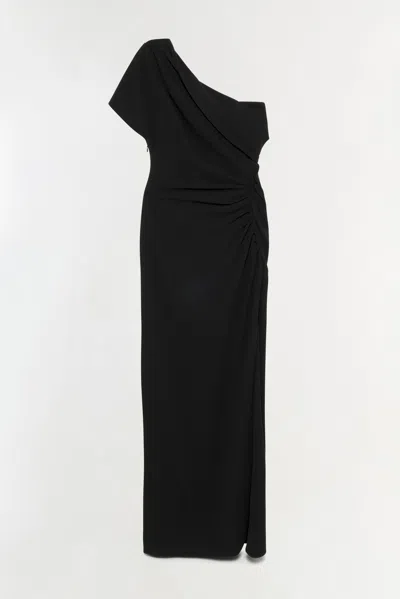 Simkhai Women's Kally Draped Midi Dress In Black