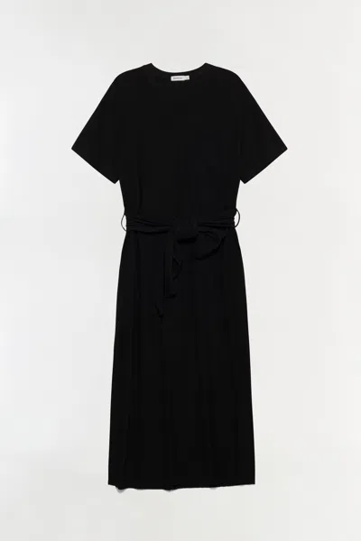 Simkhai Women's Kassie Jersey T-shirt Dress In Black
