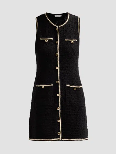 Simkhai Women's Kerris Rib-knit Sheath Mini Dress In Black
