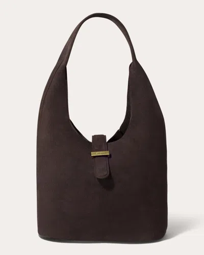 Simkhai Women's Khai Suede Shoulder Bag In Brown