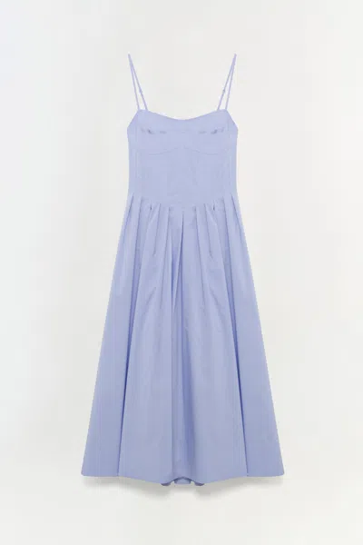 Simkhai Women's Kittiya Cotton Midi Dress In French Blue