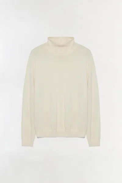 Simkhai Women's Knitted Aaliyah Merino Wool Turtleneck In Ivory In Multi