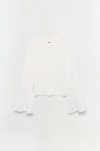 Simkhai Women's Knitted Agata Top In White