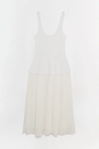 Simkhai Women's Knitted Allana Midi Dress In Ivory