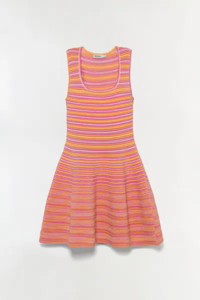 Simkhai Women's Knitted Cally Mini Dress In Citrus Multi