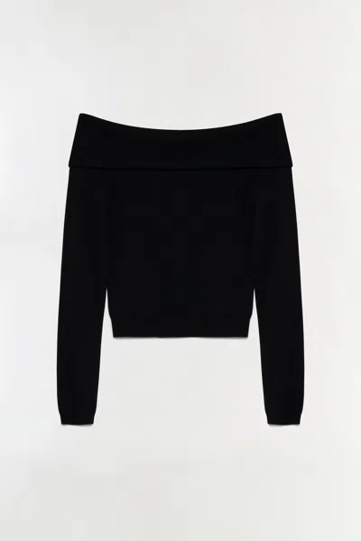 Simkhai Delphia Wool Sweater Black