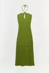 Simkhai Koah Halter-neck Crochet Midi Dress