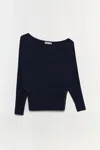 Simkhai Women's Knitted Lavina Sweater In Midnight In Blue