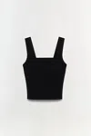 Simkhai Ramaina Square Neck Tank In Midnight In Multi