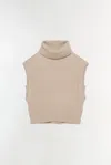 Simkhai Women's Knitted Maple Wool Cashmere Top In Oatmeal In Neutral