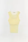 Simkhai Oakley Sheer Tank Top With Bralette