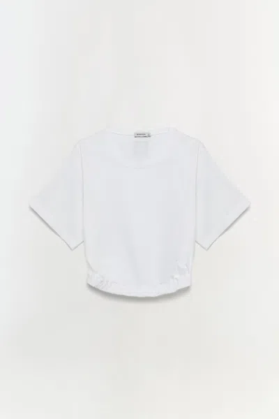Simkhai Women's Knitted Short Sleeve Jojo T-shirt In White