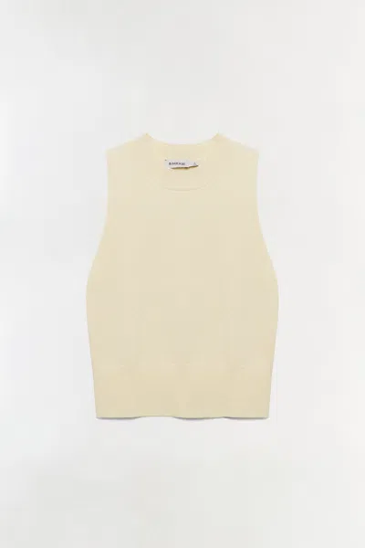 Simkhai Women's Knitted Tatyana Tank Top In Ivory In White