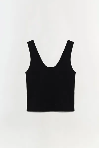 Simkhai Women's Knitted Uri Tank Top In Black