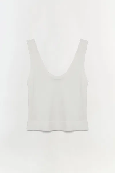 Simkhai Women's Knitted Uri Tank Top In Ivory