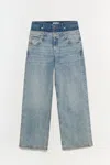 Simkhai Women's Kove Double Waistband Jean In Two Tone Del Mar