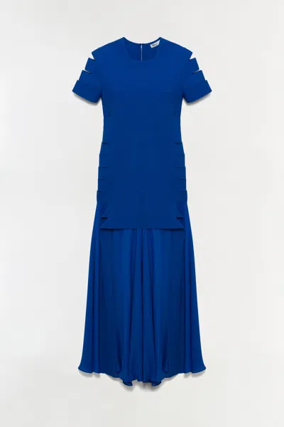 Simkhai Women's Laken Knit Maxi Dress In Royal Blue