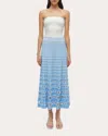 Simkhai Larken Midi Skirt In Blue