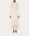 Simkhai Larken Midi Skirt In White